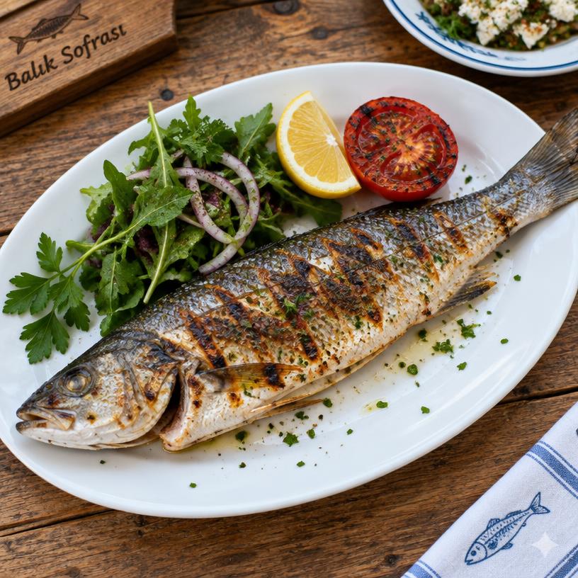 Aliağa Sofrada Balık Ayhan Reis Izgara Deniz Levrek (400-500 gr.)
